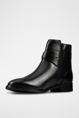 Botines de piel Hamble - Negro
