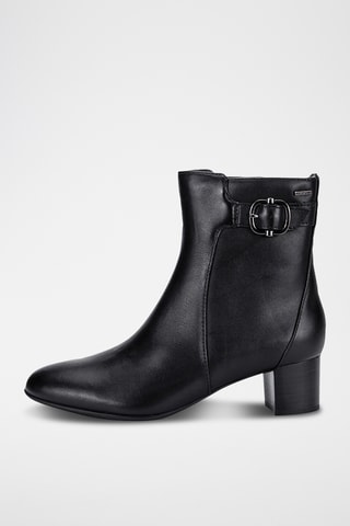 Botines de piel Linnae up - Negro