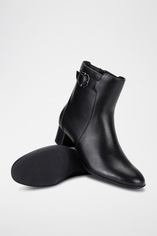 Botines de piel Linnae up - Negro