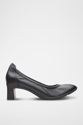 Zapatos de piel de tacón Neiley Pearl - Negro