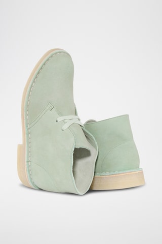 Botines de nobuk Desert - Verde claro