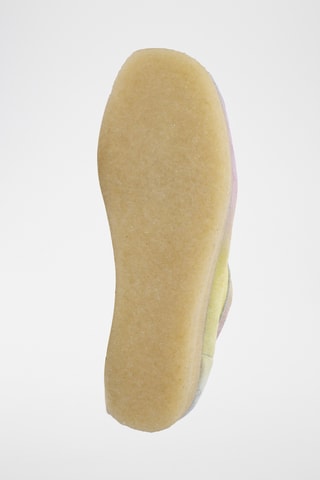 Derbies Wallabee - Azul claro y amarillo