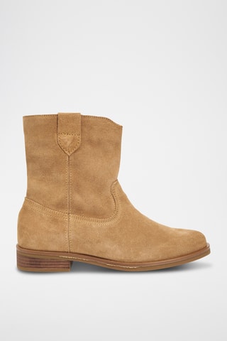 Botines de nobuk Memi Mid - Camel