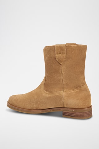 Botines de nobuk Memi Mid - Camel