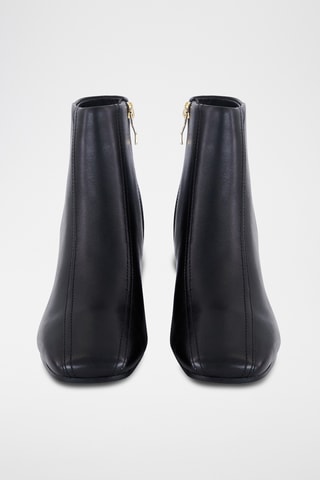 Botines de piel bovina Seren55 Top - Negro