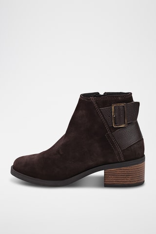 Botines de piel Memi - Marrón oscuro