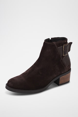 Botines de piel Memi - Marrón oscuro