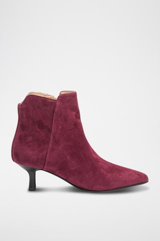 Botines de nobuk Violet55 - Burdeos