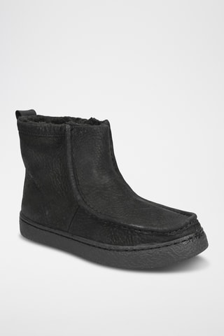 Botines forrados de nobuk con plataforma Barleigh Pull - Negro