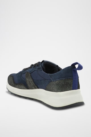 Zapatillas de piel DashLite Jazz - Azul marino