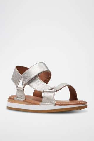 Sandalias de piel CraftSun Sport - Plateado