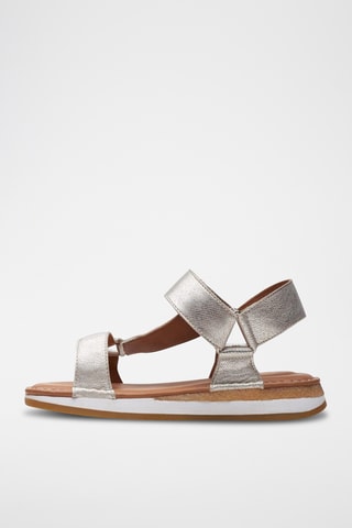 Sandalias de piel CraftSun Sport - Plateado