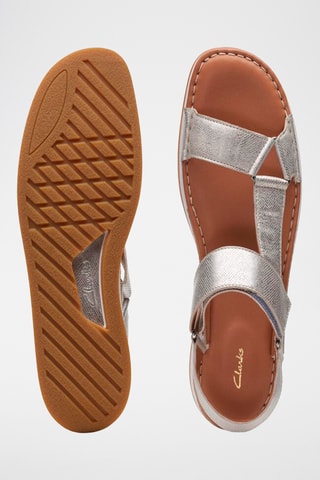 Sandalias de piel CraftSun Sport - Plateado
