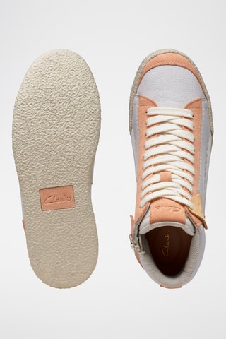 Zapatillas altas de piel CraftCup Rise - Rosa claro