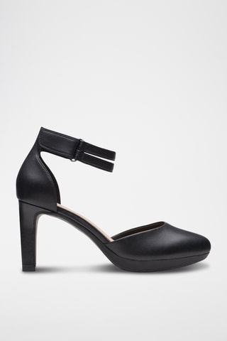 Sandalias de piel de tacón Ambyr Skip - Negro