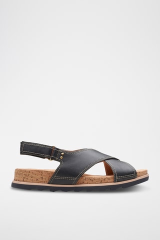 Sandalias de piel Yacht Cross - Negro