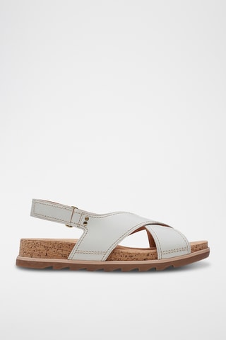 Sandalias de piel Yacht Cross - Blanco