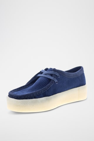 Tenis con plataforma Wallabee Cup - Azul marino