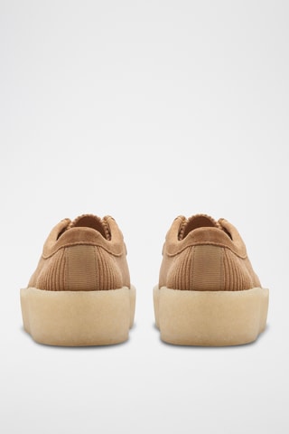 Tenis con plataforma Wallabee Cup - Camel