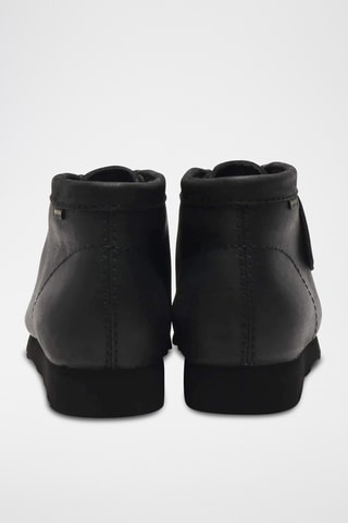 Botas Wallabee de piel - Negro