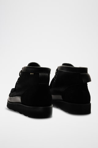 Botas de piel Wallabee - Negro
