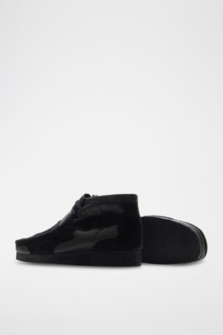 Botas de nobuk Wallabee - Negro