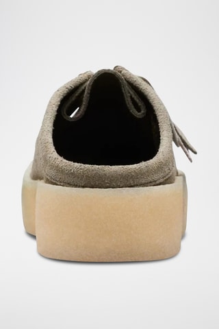 Sandalias de nobuk WallabeeCup Lo - Verde oliva