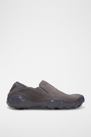 Slip-on de nobuk Mokolite Easy - Gris oscuro