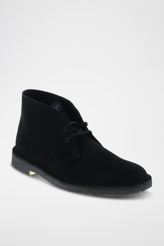 Botines de nobuk Desert - Negro