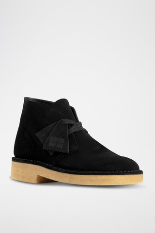 Botines de nobuk Desert - Negro