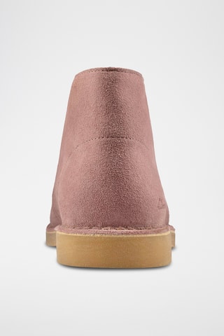 Botines de nobuk Desert - Rosa