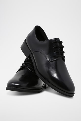 Derbies de piel Ria - Negro