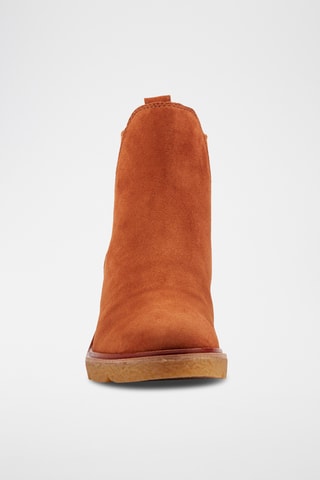 Botines de nobuk de cuña Clarkford - Camel