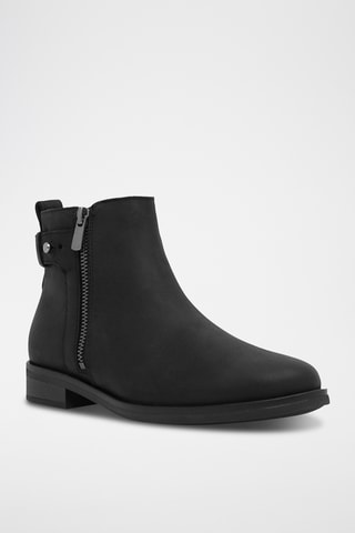 Botines de piel Memi - Negro