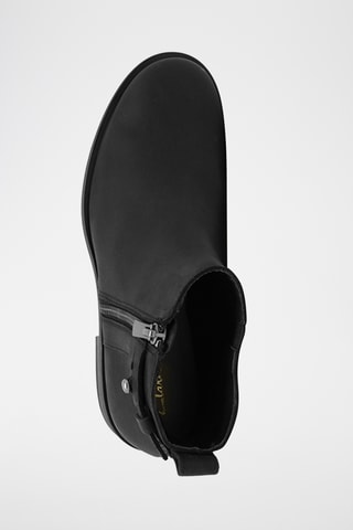 Botines de piel Memi - Negro