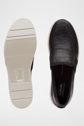 Slip-on de piel con plataforma Layton - Negro