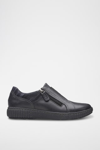 Slip-on de piel Caroline Cove - Negro