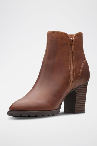 Botines de piel Verona - Marrón oscuro