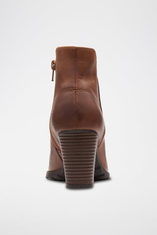 Botines de piel Verona - Marrón oscuro