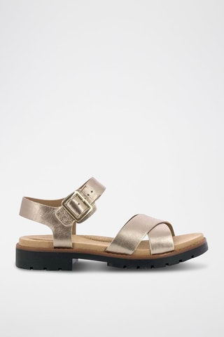 Sandalias de piel Orinoco - Dorado