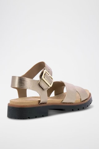 Sandalias de piel Orinoco - Dorado