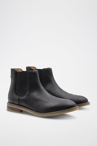 Botas Chelsea de piel Jaxen - Negro