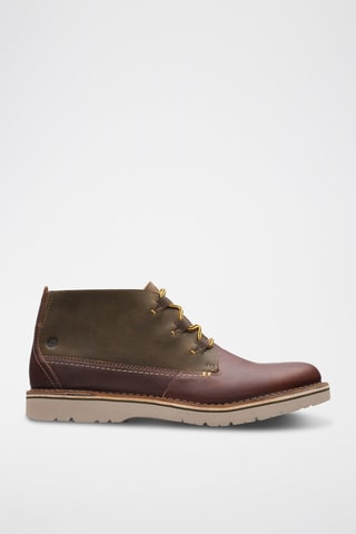 Botas de piel Eastford - Marrón oscuro