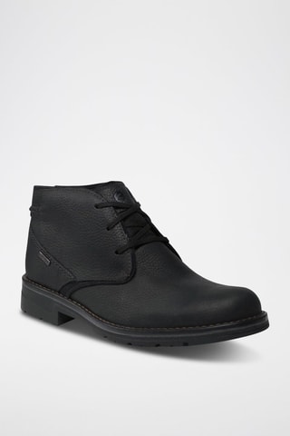 Botas de piel Morris - Negro