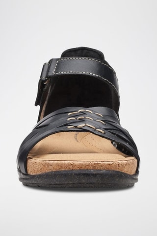 Sandalias de piel Roseville Cove - Negro