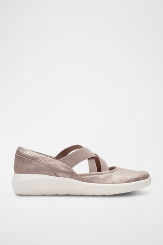 Slip-on de cuña Kayleigh - Topo