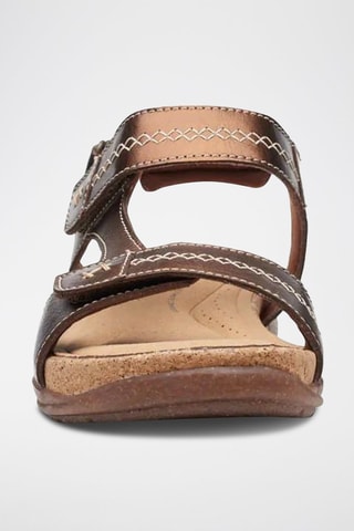 Sandalias de piel Roseville Mae - Dorado