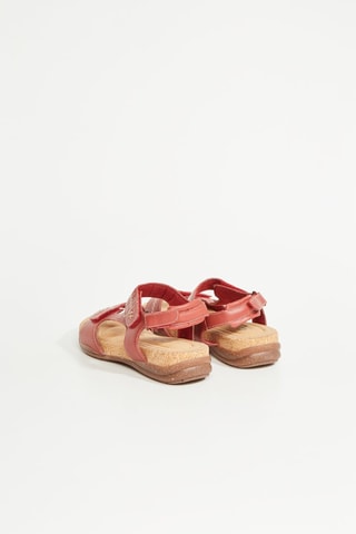Sandalias de piel Roseville Mae - Rojo