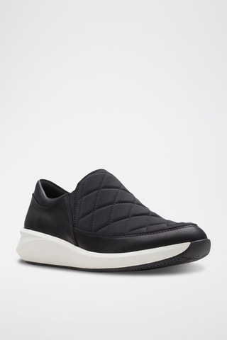 Slip-on de piel Un Rio - Negro