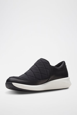 Slip-on de piel Un Rio - Negro